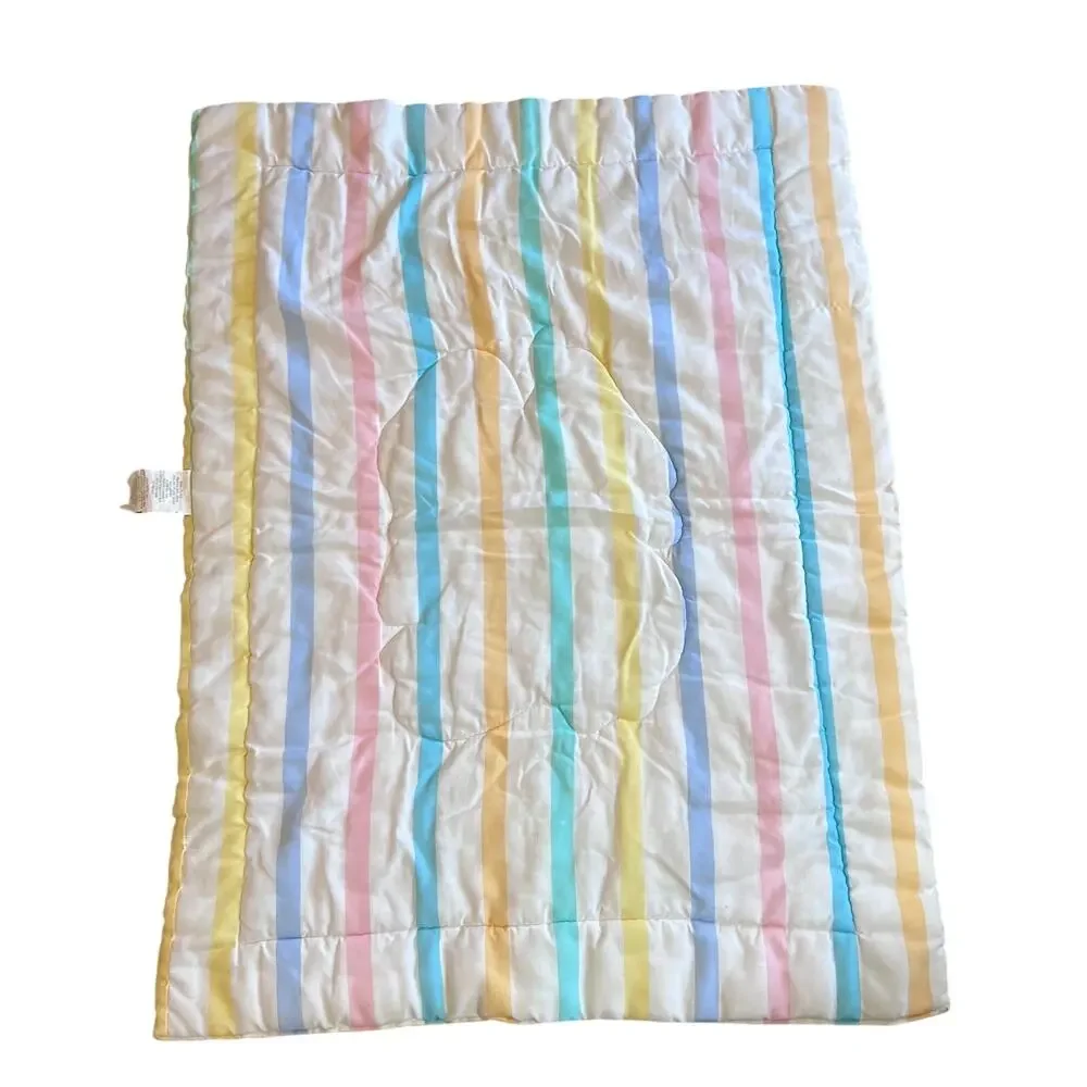 Disney Babies Baby Blanket Vintage‎ Dundee Minnie Mickey Goofy Pastel Comforter